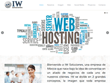 Tablet Screenshot of iwsoluciones.com